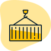 Parcel delivery by container